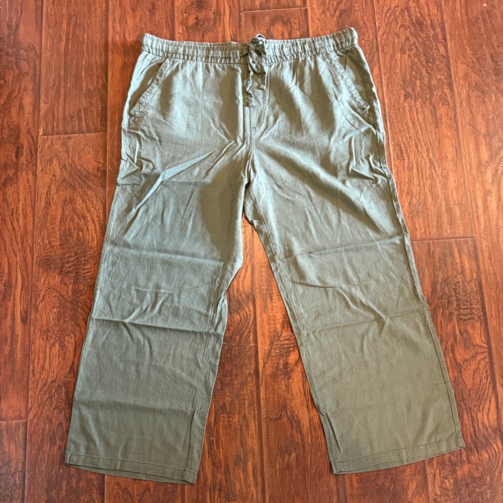 Old Navy women’s linen  Olive Pants